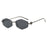Rimless Diamond Sunglasses Square Women Men Retro Sun Glasses Brand Designer Eyewear UV400 Shades Oculos Female Gafas