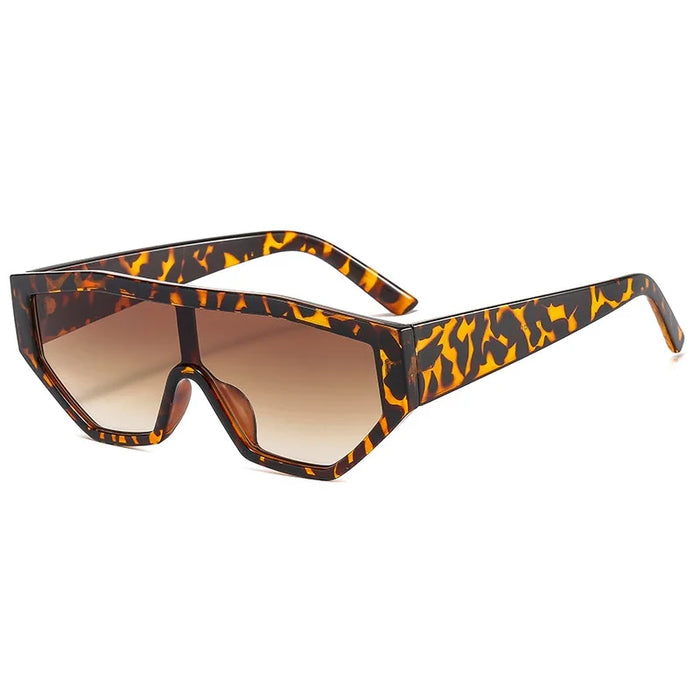INS Popular Square Sunglasses Women One Piece Lens Luxury Brand Female Shades Men Fashion Sun Glasses UV400 Oculus Gafas
