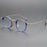 Acetate Titanium Glasses Frame Retro Luxury Round Eyeglasses Men Woman Irregular Fashion Eyewear