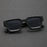 Unisex Plastic Fashion Square Frame Sunglasses For Street Photography And Beach Trips Driving Accessories