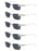 Gafas de Lectura para Hombre y Mujer, Diseño Cuadrado, Montura de Alta Calidad, Lentes de Lectura con Bisagra de Resorte, Gafas de Sol de Lectura +1.0~+4.0