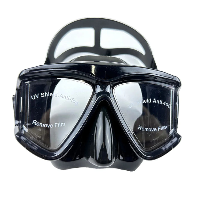 Diving Mask Snorkel Swimming Goggles Scuba Silicone Skirt 3 Windows Anti-Fog Anti-Leak Wide View Panoramic HD For Adult Youth