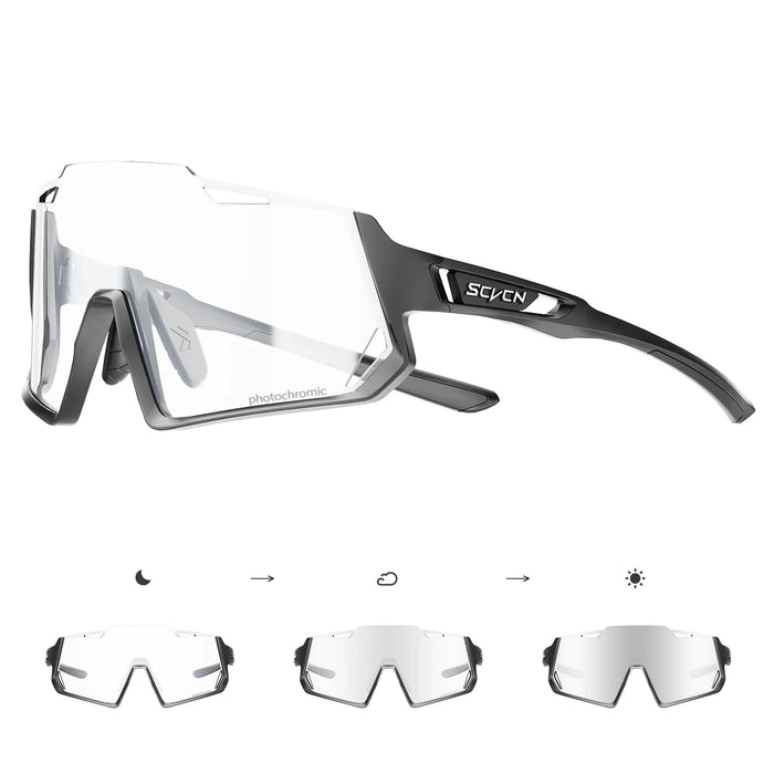 SCVCN New Photochromic Cycling Sunglasses UV400 Men Women Outdoor Sports Running Glasses MTB Drving Hiking Eyewear HD Lens