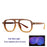 New Fashion Double Beam Anti Blue Light Photochromic Presbyopia Glasses for Women and Men Retro Brand Design Presbyopia Glasses