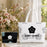 Fashion M-Mary Quant Storage Bags 2-Piece Canvas Tote Bag Set with Zipper Pouch Large Capacity Shopping Travel Bag