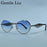 Metal Frame Round Punk Photochromic Sunglasses Women 2026 Luxury Brand Designer Steampunk Oval Sun Glasses Outdoor Eyewear Shade