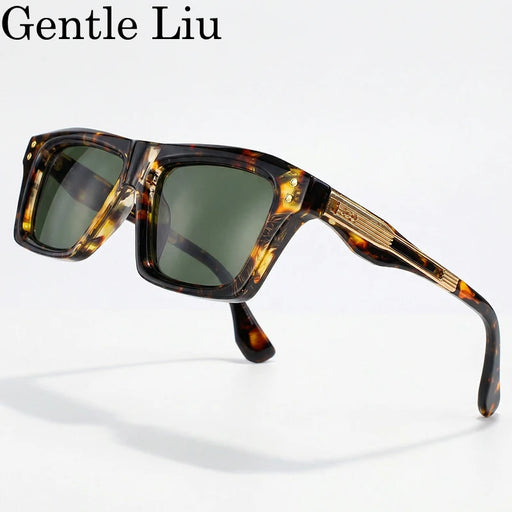 Gafas de sol cuadradas clásicas Steampunk para hombre 2026 Marca de lujo Vintage Punk Gafas de sol para exteriores para hombre Gafas de moda UV400