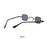 Fashion Small Square Sunglasses Ultra Light Metal Frame Hip Hop Punk Sun Glasses Candy Color Sunglasses Shades for Women Men