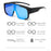 VIVIBEE Grandes lunettes polarisées à porter par-dessus des lunettes de soleil photochromiques pour hommes, conduite, UV400, pêche, extérieur, femmes, verres miroirs foncés