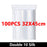 100Pcs Thicken Zipper Sealed Bags Clear Plastic Storage Bag for Small Jewelry Food Packing Reclosable Ziplock Sealing Bags