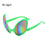 Lunettes lumineuses pour artistes de boîte de nuit Lunettes LED Fête Danse Rave Noël 6V LED Lunettes de soldat futuristes Lumières néon