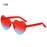 1PC Luxury Heart Shaped Sunglasses Big Frame Love Effect Sun Glasses Retro Women  lana del rey Eyewear UV400 Protection