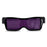Gafas de Fiesta LED Bluetooth con Control de Aplicación, Idiomas Personalizados, Carga USB, Gafas Luminosas Intermitentes, Gafas de Sol para Conciertos de Navidad