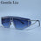 Rimless One-Piece Punk Sunglasses Women 2026 Luxury Brand Shield Wrap Around Goggle Sun Glasses For Lady Outdoor Eyewear Shades