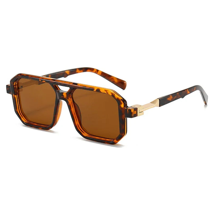 New Square Pilot Sunglasses Women Men Retro Shades Brand Female Luxury Sun Glasses Vintage Fashion Oculos De Sol Feminino UV400