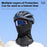 WEST BIKING Winter Thermal Balaclava High Elastic Breathable Windproof Cycling Headgear Fleece Bike Helmet Liner Sports Mask