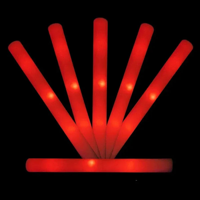 40 varitas de espuma LED luminosas, varitas luminosas de esponja, luz nocturna, suministros para fiestas de brillo para bodas, cumpleaños, raves, conciertos