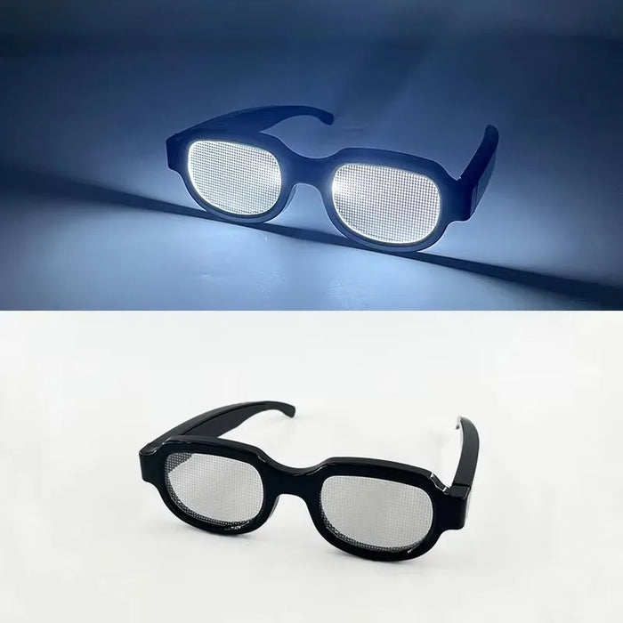 Gafas LED de Detective Conan, accesorios de cosplay de anime, gafas luminosas para fiestas de Halloween, raves, bares, espectáculos en vivo