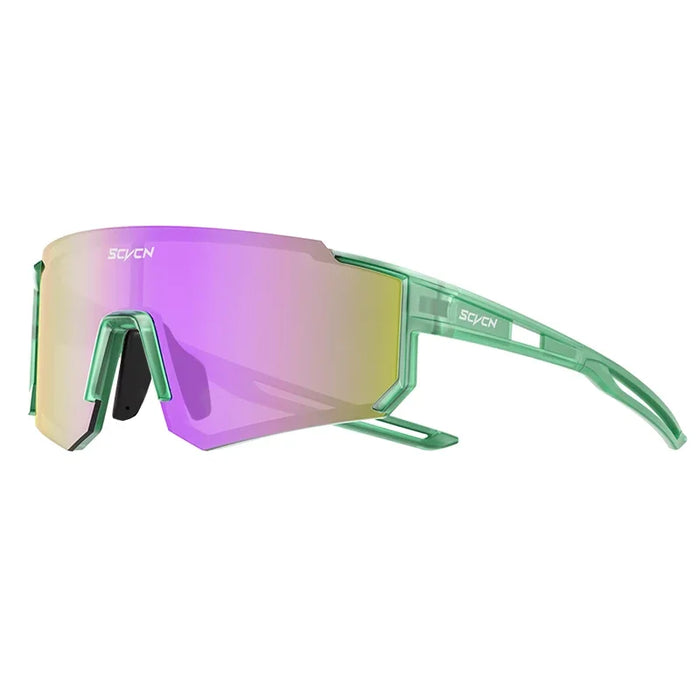 SCVCN Photochromic Cycling Glasses UV400 Protection Sports Running Sunglasses TR90 Men Women for MTB Bicycle Goggles Drving