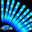 30pcs Blue LED Light Up Foam Sticks Glow Wand 3-Mode Flashing Cheer Tube Glow in The Dark  Wedding Birthday Concert DJ Raves