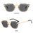 Fashion Small Square Sunglasses for Women Men Retro Tea Brown Punk Shades Vintage Trendy Driving Sun Glasses