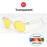 VIVIBEE Classic Night Vision Glasses Men Square Polarized Lenses UV400 Yellow Sunglasses for Women 2026 Driving Goggles