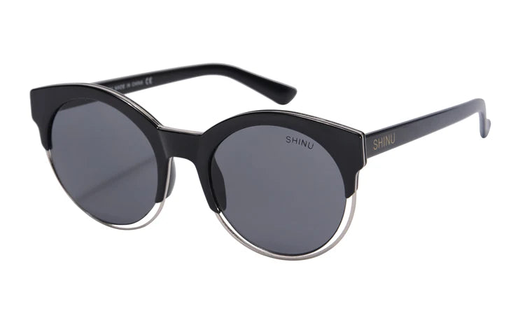 Lunettes de soleil tendance femme luxe 2026 Monture TR90 verres mode Protection UV400 avec étui à lunettes pour extérieur Lunettes de protection solaire