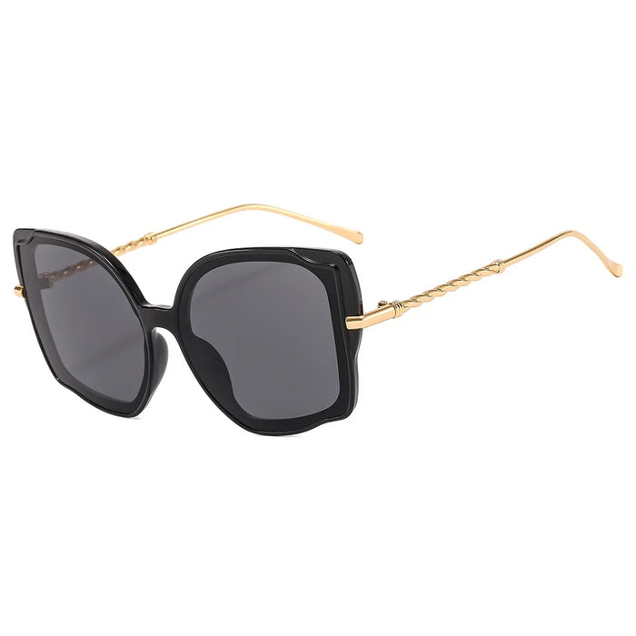 Fashion Cat Eye Sunglass Women Trendy Eyewear High Quality Luxury Brand Designer Sun Shades for Ladies UV400