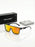 VIOLA MAG Fashion Color Film Square Glasses, Integrated Design, Fashionable for Daily Leisure Outing, Comes with Glasses Bag