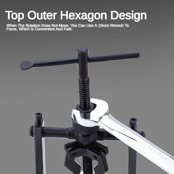Labor-saving Car Bearing Puller Disassembly Tool with Three-claw Puller for Automotive Bearing Maintenance