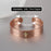 Pure Copper Bracelets for Men Cross Bible Adjustable Cuff Magnetic Bangles 15mm Arthritis Health High Magnet Jewelry Resizable