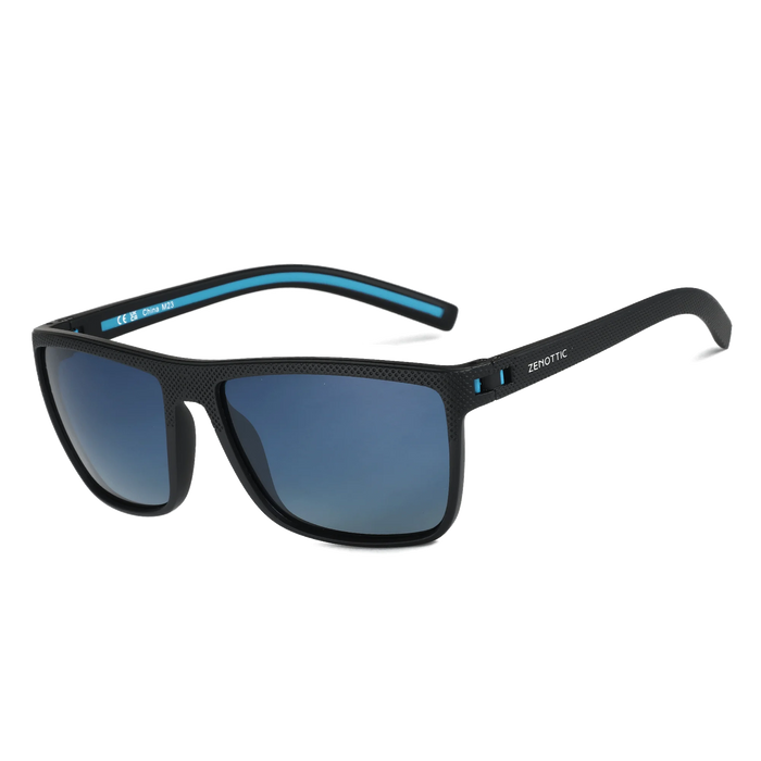ZENOTTIC Lunettes de soleil polarisées tendance pour femmes et hommes, monture légère en TR90, protection UV400, lunettes de soleil carrées
