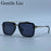 Steampunk Square Double Bridge Sunglasses Men Big 2026 Luxury Brand Designer Retro Punk Driving Sun Glasses Metal Frame Eyewear