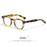 HBK Retro Square Glasses Frames Men Flat Lenses Anti Blue Light TR90 Eyeglass Frames High-Quality Reading Eyeglasses for Women