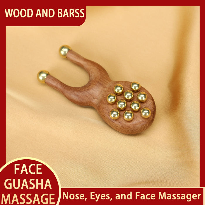 Guasha Face Facial Massager Tool Kansa Wand
