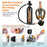 New Full Face Snorkel Mask Scuba Diving Mask for Adult Anti Fog Goggles Underwater Wide View Foldable Transparent Swimming Mask