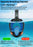 Full Face Snorkel Mask 180° Panoramic View Dry Top Snorkel Anti-Fog Leak-Proof Safe Breathing Swimming Diving Gear for Adults