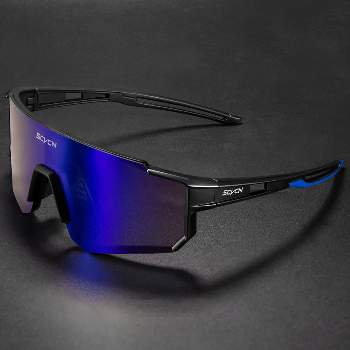 SCVCN UV400 Cycling Glasses for Men MTB Sunglasses Mountain Bike Bicycle Eyewear Women Sports Goggles Road Speed Skating