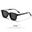 HBK Elegant Square Men's Sunglasses Fashion Frame Vintage Temple Tips Women's Travel Business Party Gift Glasses UV400