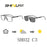 SHINU Progressive Multifocal Reading Glasses Men Presbyopia Hyperopia Eyeglasses Ebook Reader Prescription glasses custom lense