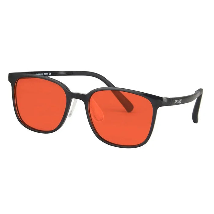 SHINU Lunettes pour enfants 2025 Monture en plastique PPSU Anti-lumière bleue Verres d'ordinateur Lunettes roses pour enfants Monture sans correction