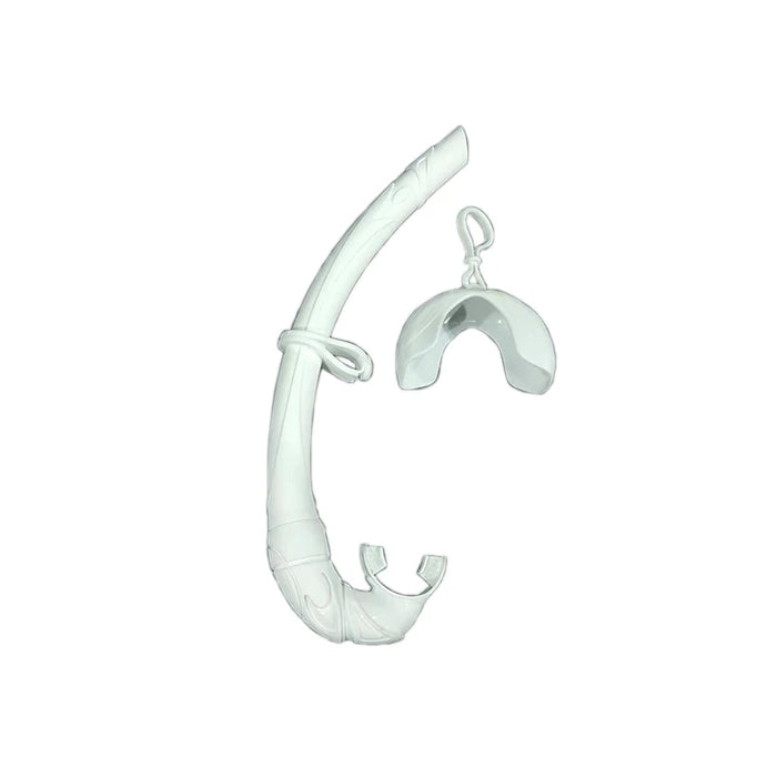Free Full Silicone Snorkel Can Be Folded Arc-Bite Soft Comfortable Swimming Snorkel