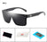 DUBERY Polarized Sunglasses One Piece Lens Men Oversized Sunglasses UV400 Women Rimless Fashion Safety Sun Glasses Italy Design