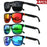 1-4 PCS Homme Classique Carré Polarisé Lunettes de Soleil Sport Légères Monture PC UV400 pour Conduite Pêche Cyclisme Unisexe Durabilité