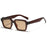 Ins Gafas de Sol Cuadradas de Moda Populares Mujer Retro VERDE Tonos UV400 Hombre Gafas de Sol de Tendencia