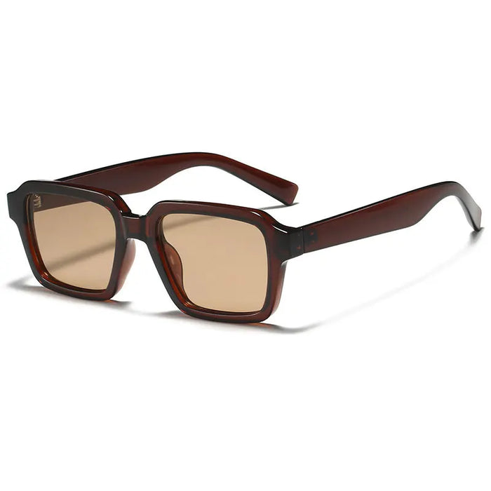 Ins Gafas de Sol Cuadradas de Moda Populares Mujer Retro VERDE Tonos UV400 Hombre Gafas de Sol de Tendencia