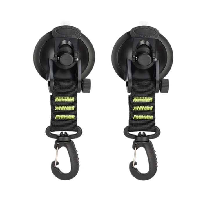 Heavy Duty Suction Cups Anchor with Hooks Outdoor Travel Camping Carabiner Organizer for Home Outdoor Camping Car Side Awning