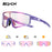 SCVCN Color Photochromic Cycling Glasses Men MTB Cycling Sunglasses Women Road Bike Glasses Outdoor Sports Bicycle Sunglasses