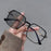 GLAZZY TR Acero Inoxidable Bicolor Cuadrado Fotocromático Anteojos Anti Luz Azul Gafas Ópticas Neutras Gafas Diarias para Computadora