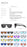 ZENOTTIC Lunettes de soleil polarisées tendance pour femmes et hommes, monture légère en TR90, protection UV400, lunettes de soleil carrées